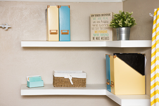 floating shelves