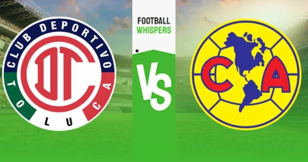 Club américa vs deportivo toluca f.c. timeline