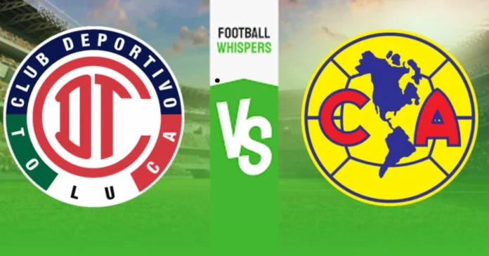 Club américa vs deportivo toluca f.c. timeline